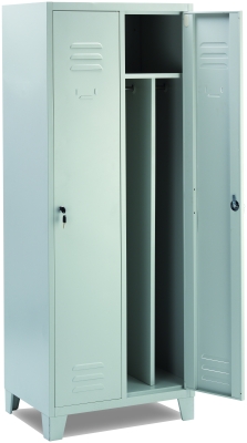 Armadietto Sporco/Pulito 2 Posti Misure H 179,5 X 68,5 X 50 Cm