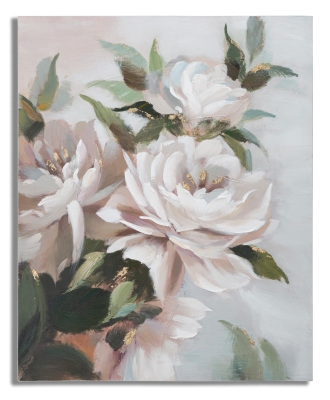 Dipinto Su Tela Flower&Leaf Cm 100X3,7X80