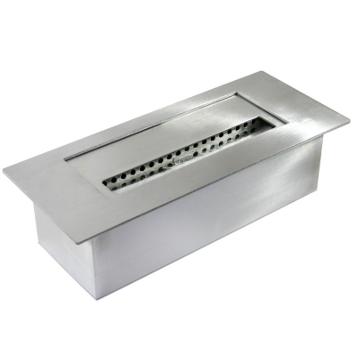 Divina Fire Bruciatore A Bioetanolo 1.5Lt Acciaio Inox 430Ss