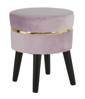 Sgabello Paris Rosa Cm Ø 35X40.5