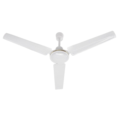 Ventilatore Da Soffitto 3 Pale S/Luce D.120 Cm Bianco