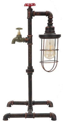 Lampada Da Tavolo Manhattan/Cage Cm 27X27X56