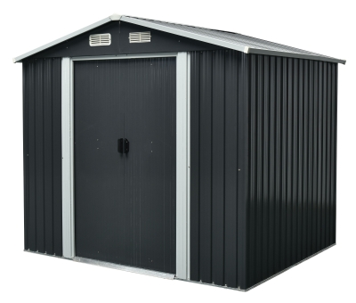 Casetta In Acciaio Big Store Antracite H. 206 P. 174 L. 236 Cm
