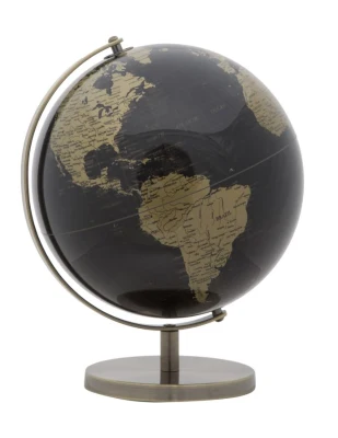 Mappamondo Bronze Cm Ø 25X34