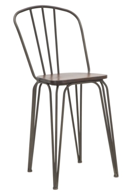 Sedia Bar Harlem 54X45X102 Set 2Pz (Altezza Seduta Cm 61)