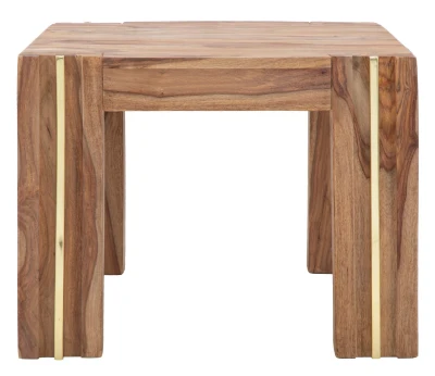 Tavolo Da Caffe' Quadrato Elegant Sheesham Cm 58X58X45