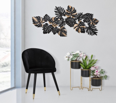 Sedia Loty Nera Cm 57X58X80