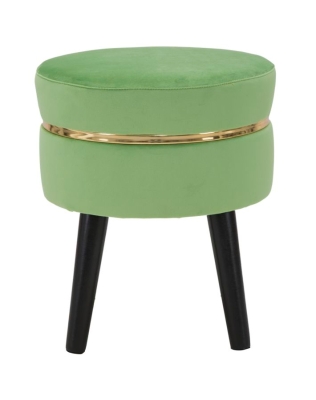 Sgabello Paris Verde Chiaro Ø Cm 35X40.5