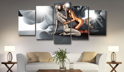 Quadro - Amanti del futuro, 200x100