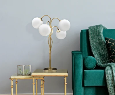 Lampada Da Tavolo Glamy 4 Light Cm Ø 53X74