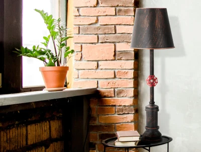 Lampada Da Tavola Manhattan Simple Cm Ø 21X64