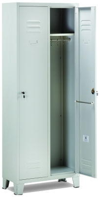 Armadietto Spogliatoio 2 Posti Misure H 180 X 33 X 68,5 Cm