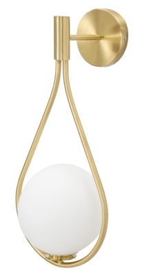 Lampada Da Muro Glamy Drop Cm 24X20X52