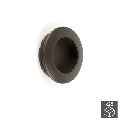 Emuca Pomolo per mobile, D. 41 mm, Zama, Color moka, 25 u.