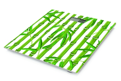 Kooper Bilancia Pesapersone Vetro Temperato Deco Bamboo
