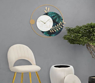 Orologio Da Muro Roundy Green Cm 
60X4,5X65