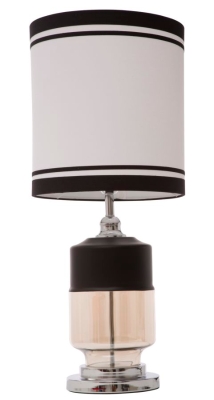 Paralume Da Tavolo Elegant-Three Nero Cm Ø 32X75