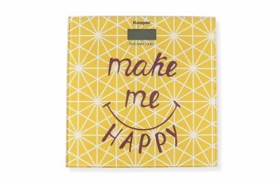Kooper Bilancia Pesapersone Vetro Temperato Make Me Happy
