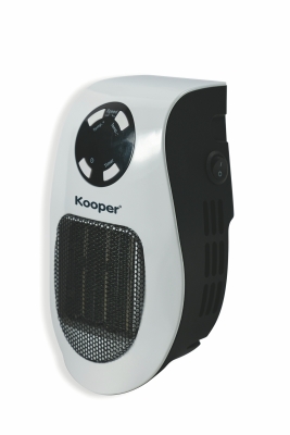 Kooper Pluggyplus 900 W Minitermoventilatore Bianco Display LED