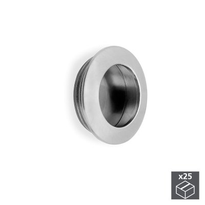 Emuca Pomolo per mobile, D. 41 mm, Zama, Nichel satinato, 25 u.