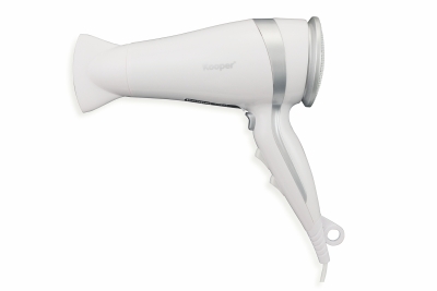 Kooper Asciugacapelli 2000 W Bianco E Silver
