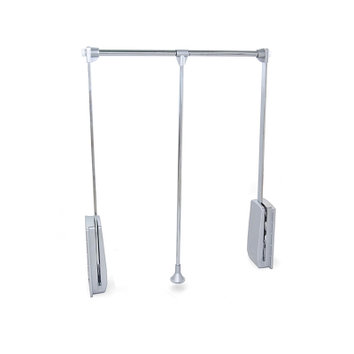 Emuca Appendiabiti per armadio Hang larghezza regolabile 450-600 mm cromato