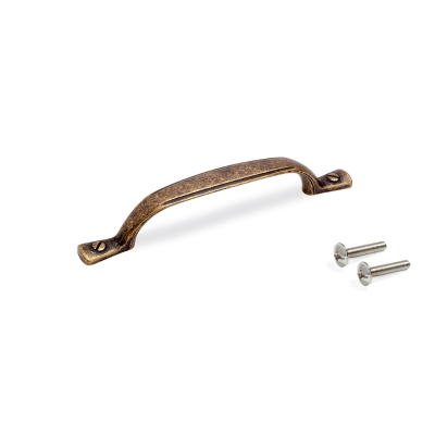 Emuca Maniglia per mobile Nairobi in zama finitura bronzo con interasse 96 mm