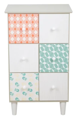 Cassettiera  Auntdeco Cm 43.5X38X71.5