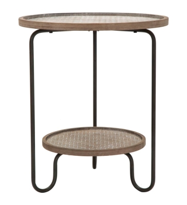 Tavolinetto Arex 2 Ripiani Cm  Ø 48X54,5