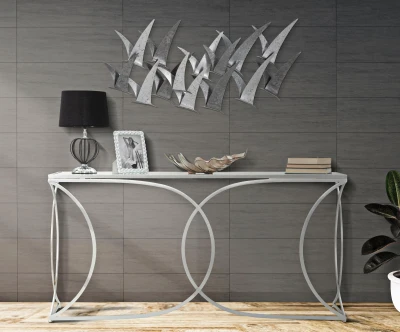 Pannello In Ferro Gabbiani Cm 93X12,7X47,6