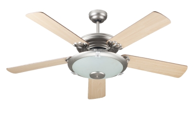 Kooper Ventilatore Soffitto 5 Pale Legno C/Luce E Telec.
