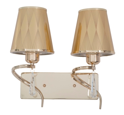 Lampada Da Muro Glam Flame Doppia Cm 32X18X30