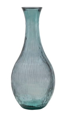 Vaso Vetro Riciclato Slim Light Cm Ø 34X75 (Made In Spain)