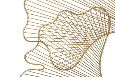 Pannello In Ferro Glam Leaf Cm 79X5X68