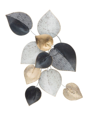 Pannello In Ferro Half Leaf -B- Cm 62,5X5,5X40