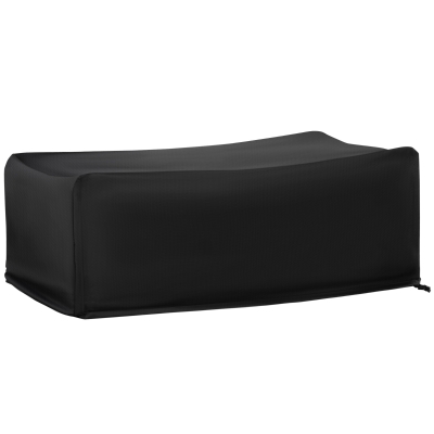 Outsunny Funda Protectora para Muebles de Jardín 154x94x66 cm Cubierta de Muebles de Mesas Exterior Tela Oxford 600D Impermeable con Hebillas para Patio Terraza Negro