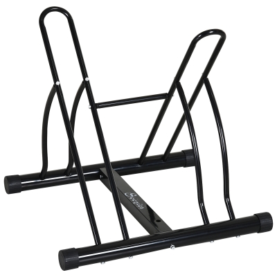 Homcom Portabiciclette Parcheggio Bici per Interno ed Esterno 60 x 54 x 57 cm