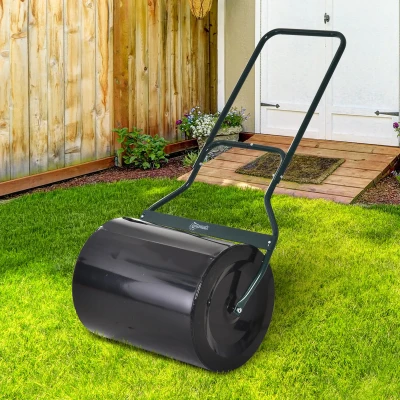 Outsunny Rullo da giardino 57cm x 40cm x 123cm Nero