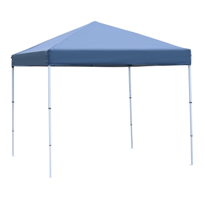 Outsunny Gazebo Pieghevole Rivestimento in Oxford con Corde e Picchetti, Blu, 2.5 x 2.5 m