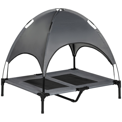 Lit pour chien chat sur pieds + parasol + sac de transport
