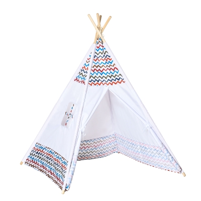 Tente teepee indien enfant style graphique