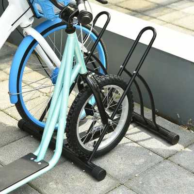 Suport biciclete pentru interior/exterior 60x54x57cm Negru