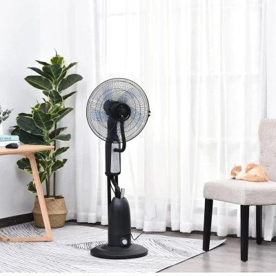 Ventilator Oscilant cu Nebulizator Ф44.5x120cm Negru