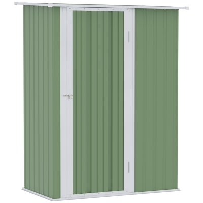 Outsunny Magazie pentru Unelte Sopron din Otel Impermeabila 142x84x189cm