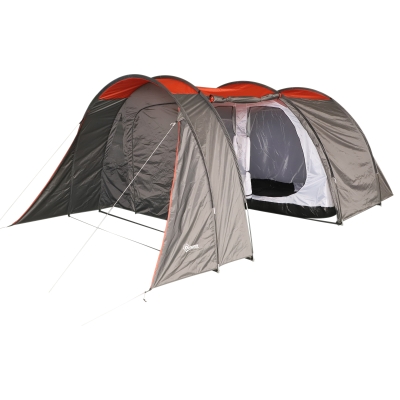 Outsunny Cort pentru Camping pentru 4-6 Persoane 500 × 320 × 195cm