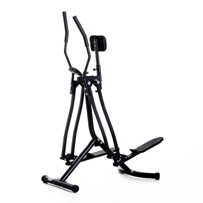 HOMCOM Air Walker Cross Trainer pentru Fitness Antrenament Acasa cu Display Negru