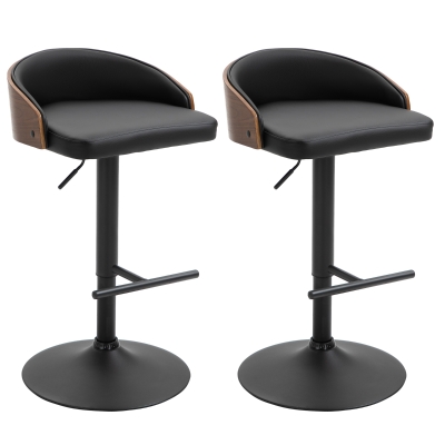 HOMCOM 2er-Set Barhocker 48 cm x 49,5 cm x 96 cm