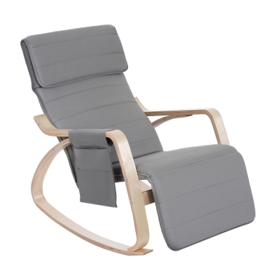 HomCom fotoliu leagan confortabil, 66,5x88x97,5 cm