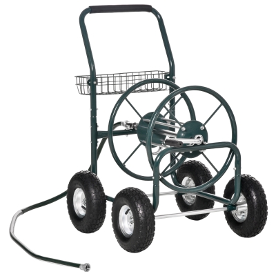 Outsunny Schlauchwagen für Gartenschlauch 83 cm x 60 cm x 92,5 cm