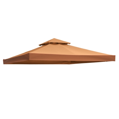 Outsunny Techo de Reemplazo 3X3 Metros para Carpa Pabellon Toldo Eventos y Bodas Terracota